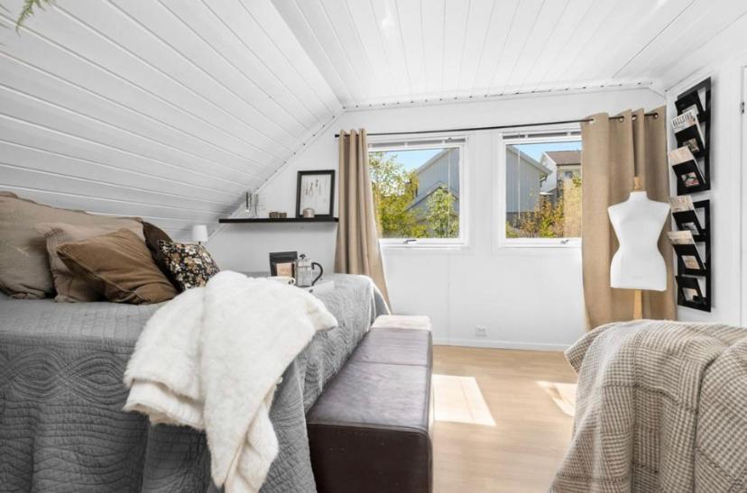 Sjarmerende Familievennlig Hus Med 2 Soverom Kristiansand Esterno foto