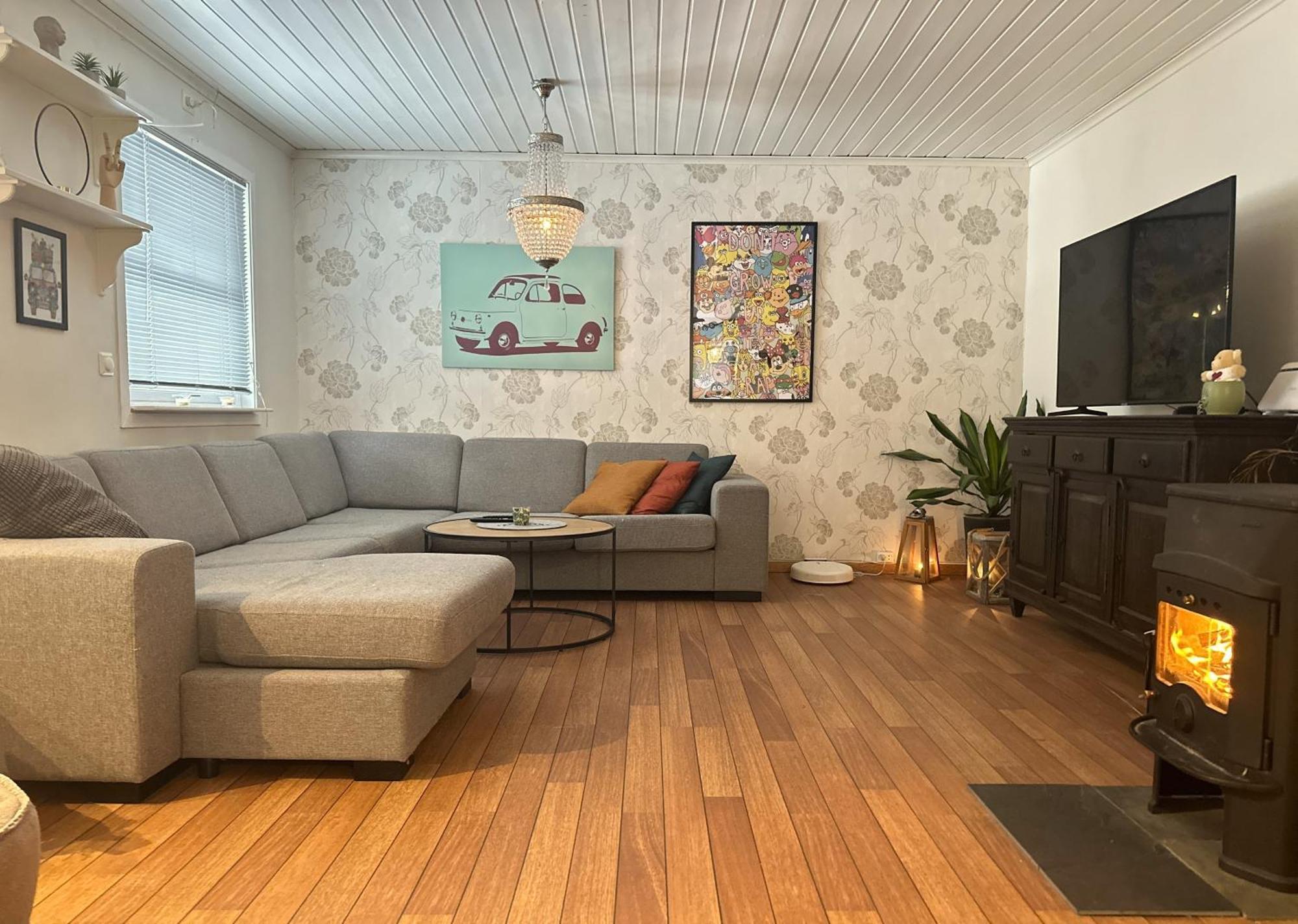Sjarmerende Familievennlig Hus Med 2 Soverom Kristiansand Esterno foto